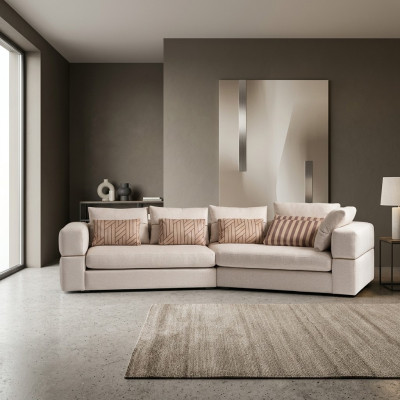 Sectional sofa upholstered sofa fabric sofa beige sofas modern living room design