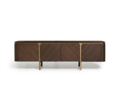 Sideboard RTV Lowboard TV Stand Table Wood Brown Living Wall Modern