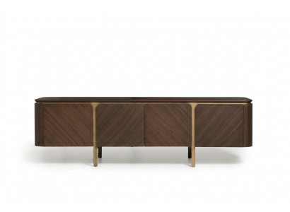 Sideboard RTV Lowboard TV Stand Table Wood Brown Living Wall Modern