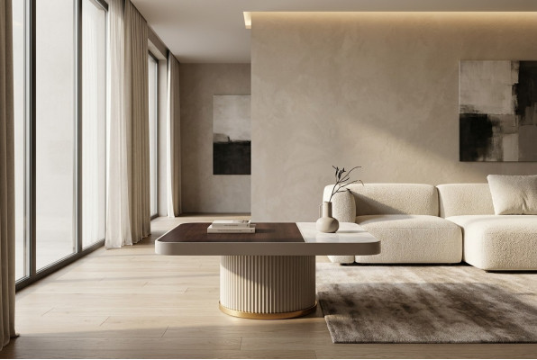 Coffee table side table living room sofa table table white