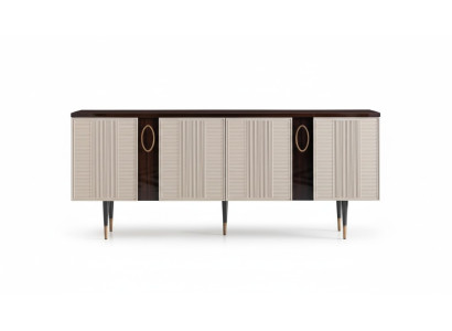 Sideboard cabinet dresser wood cupboard white design dining room furniture