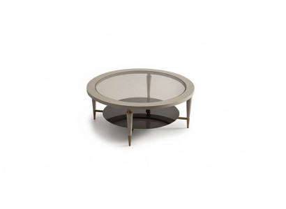 Coffee table side table sofa table glass living room beige