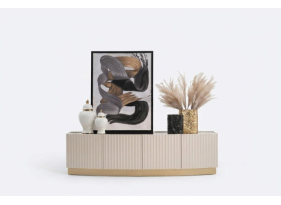 Sideboard cupboard cabinet wooden cabinet wood beige living room