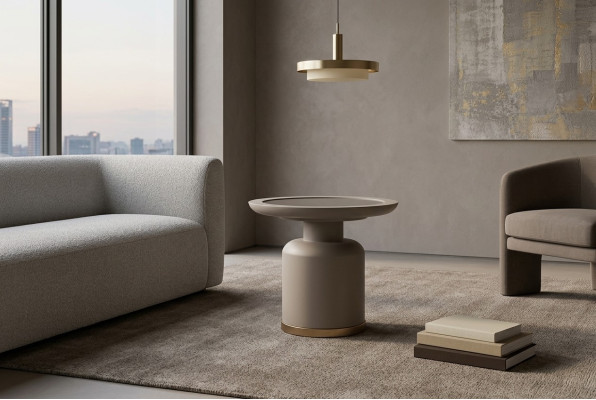 Side table, coffee table, sofa table, coffee table, beige, living room, wood