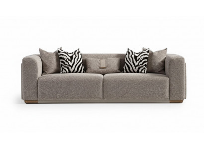 Four-seater sofa, 4-seater fabric sofa, upholstered sofa, gray, modern sofas, new