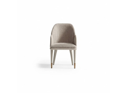 Kitchen chair dining room chair with armrests gray upholstery modern