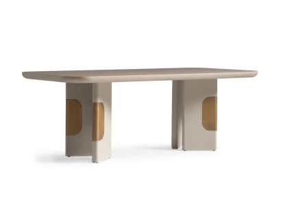 Modern dining table, dining room table, wooden dining nook, beige dining room design