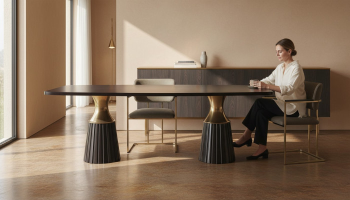 Dining room table dining table table black wooden table dining room design