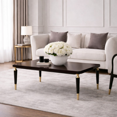 Coffee table side table coffee table sofa table living room wood black