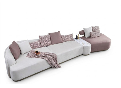 Sectional sofa fabric sofa pink large sofa upholstered sofa modern sofas