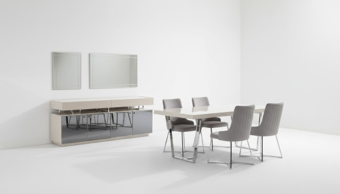 Dining set dining room group dining corner dining table chairs 10-piece wood gray