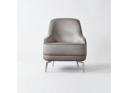 Armchair, wing chair, cocktail chair, fabric, modern, gray, seater, living room