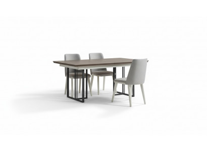 Dining corner dining group white dining room group dining table chairs 7-piece wood