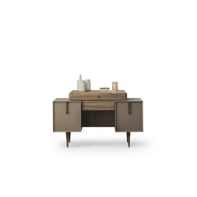 Dressing table makeup table console table wood gray bedroom dresser