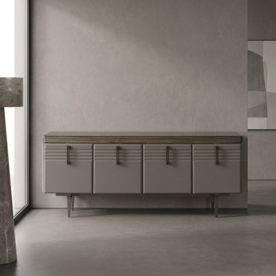 Sideboard Cabinet Wood Cabinet Chest of Drawers Cabinet Wood Gray Living Room