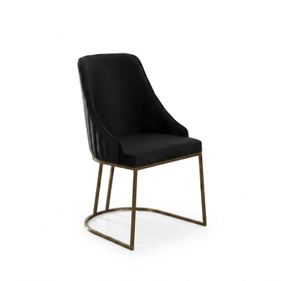 Set of Chairs Kitchen Chairs Dining Chairs Black Set of 6 Modern Fabric