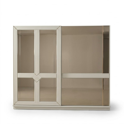 Wardrobe Wooden Wardrobe Bedroom Wardrobe Cabinet Mirror White