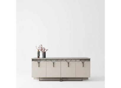 Sideboard Buffet Wood Cabinet Dresser Cabinet Wood White Modern