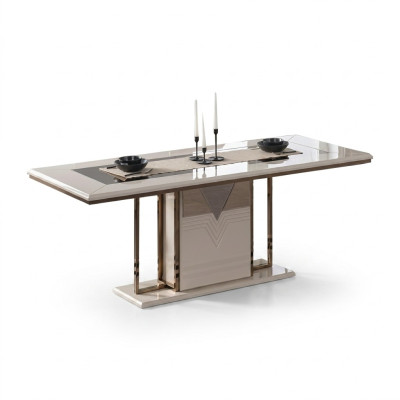 Luxury dining table dining room table table dining room modern wood white 200cm
