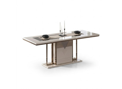 Luxury dining table dining room table table dining room modern wood white 200cm