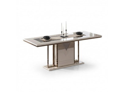 Luxury dining table dining room table table dining room modern wood white 200cm