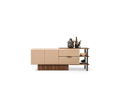 Sideboard Sideboard Wooden Cabinet Dresser Cabinet Wood Beige Modern