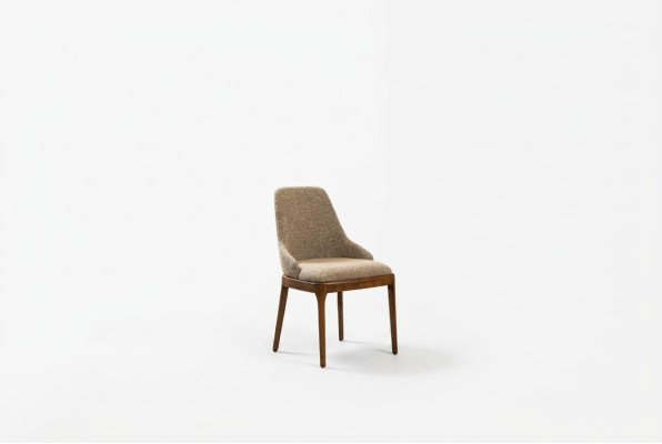 Set of Chairs Dining Chairs Kitchen Chairs Beige 6-piece Modern Fabric