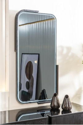 Modern black wall mirror makeup vanity mirror hallway mirror