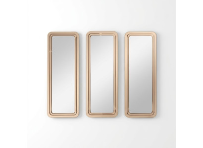 Golden Modern Mirror Set Wall Mirror Dressing Table Mirrors 3-piece