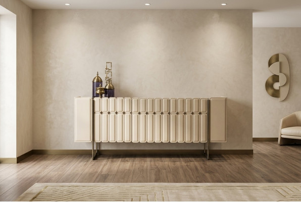 Beige wood sideboard designer dresser sideboard wooden cabinet luxury furniture