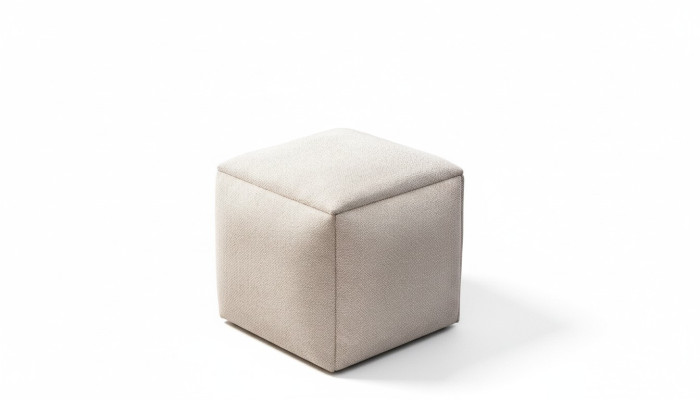 Stool Upholstered Stool Fabric Stool Beige Makeup Stool Modern