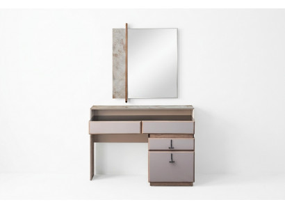 Dressing table makeup table makeup console mirror console table gray