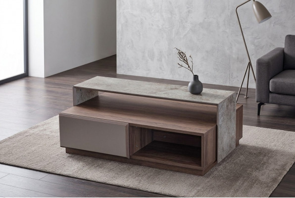 Coffee table side table living room table gray