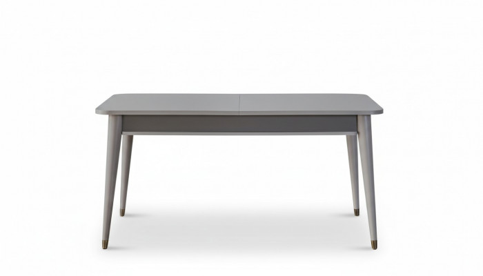 Gray dining table designer dining room furniture extendable wood table new