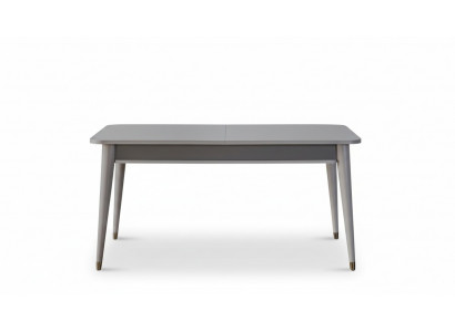 Gray dining table designer dining room furniture extendable wood table new