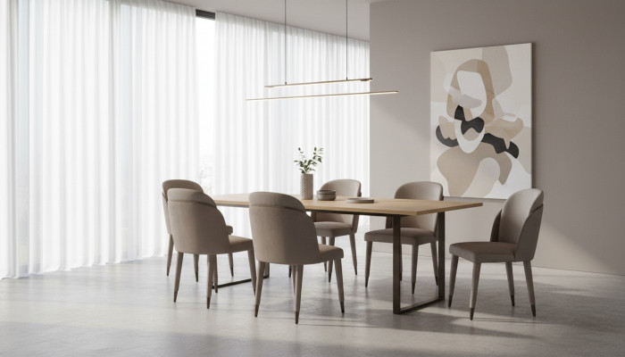 Light gray dining chairs kitchen chairs designer upholstered dining furniture