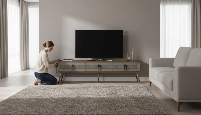 Modern sideboard luxury living room furniture designer wood TV stand