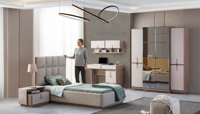 Modern children's room furniture designer bed desk wardrobe new