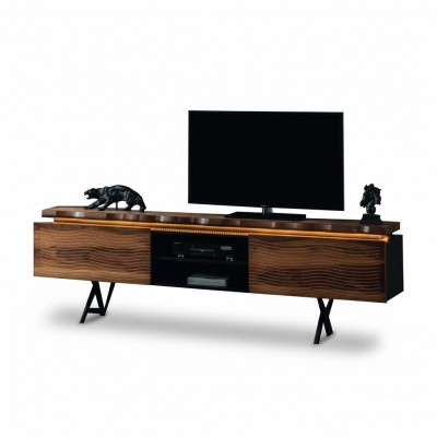 Robust wooden sideboard luxurious lowboard living room TV stand new