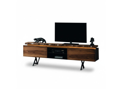 Robust wooden sideboard luxurious lowboard living room TV stand new