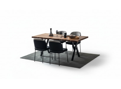 Brown wooden dining table robust dining tables wooden tables luxury furniture