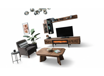 Living Room Exclusive Set Designer TV Stand Lowboard Coffee Table