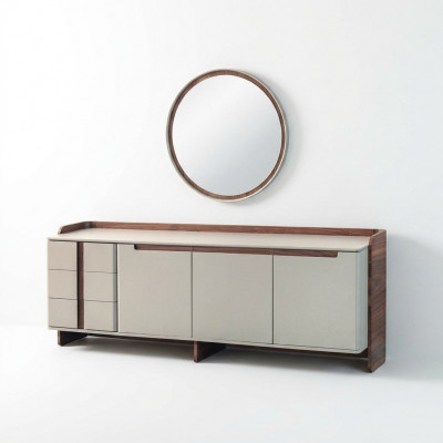 Modern sideboard designer living room sideboard luxurious cabinet 2-piece set