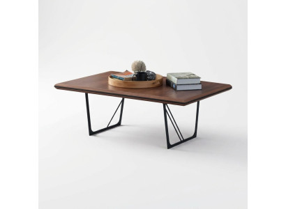 Coffee table side table wooden brown wood table