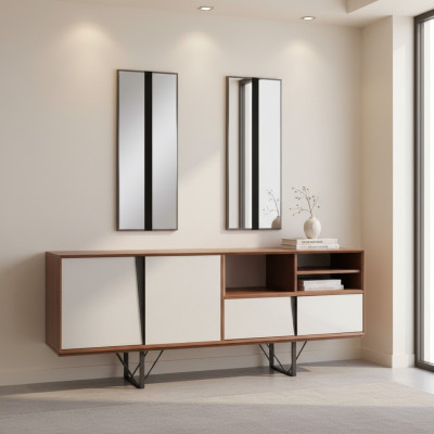 Cabinet Sideboard Dresser Wooden Cabinet Sideboard Beige Wood Dining Room