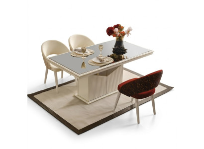 Dining room table dining table table dining room dining nook beige wood gold luxury