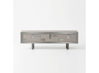 Sideboard TV Stand RTV Lowboard Wall Unit Wood White Furniture Living Room