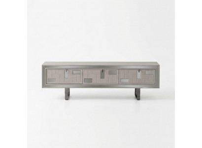 Sideboard TV Stand RTV Lowboard Wall Unit Wood White Furniture Living Room