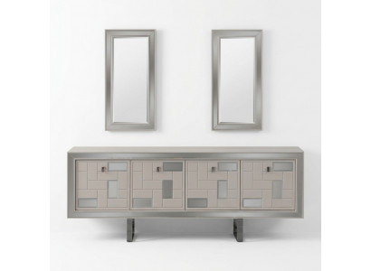 White buffet sideboard cabinet chest wooden cabinet wood dining room