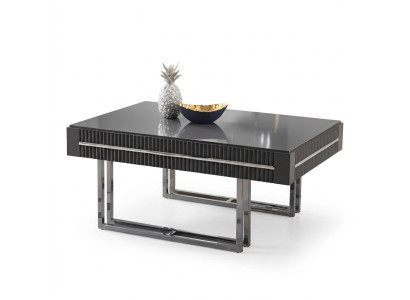 Coffee table side table wooden gray table modern.